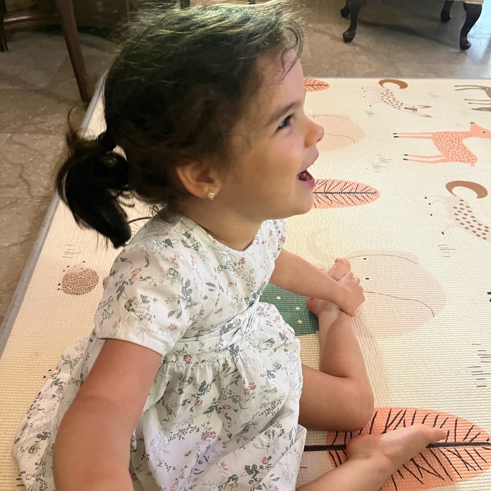 babycottons Floral Print Kids Dress